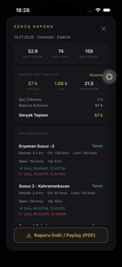 Sürüş raporu